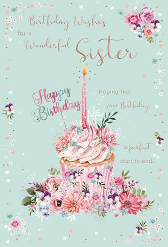 Birthday Card for Your Loved Sister .