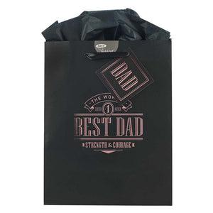 Gift Bag | Best Dad | Joshua 1:9
