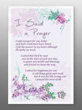 Load image into Gallery viewer, Glass Plaque - I said a prayer