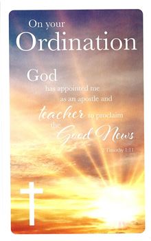 Ordination Card| God Appointed Apostle .