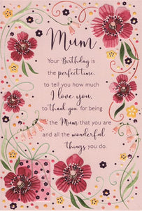 Birthday Card for Mum.