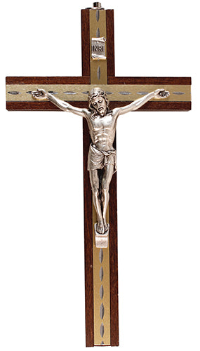 Beech Wood  Hanging Crucifix 6