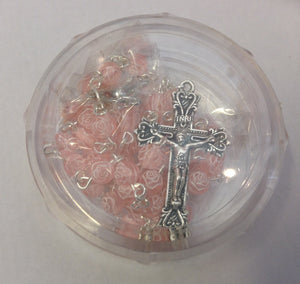 Acrylic Rosary Pink 