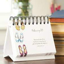 Load image into Gallery viewer, Day Brightener | Walk by Faith | 365 days Perpetual Calendar