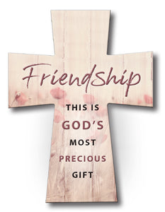 Resin Standing Cross | Friendship