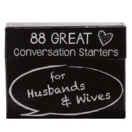 88 Great Conversation Starters for Husbands & Wives