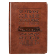Lux Mini Journal: Brown/Josh.1:9