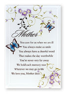 Glass Plaque Small- Mother