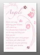 Glass Plaque - Angel