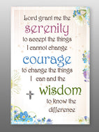 Glass Plaque - Serenity Prayer