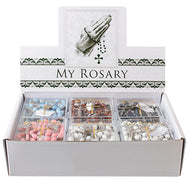 Plastic Rosary | Assorted Colours | Boxed