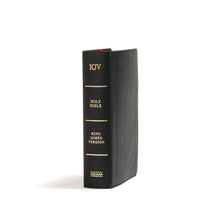 Load image into Gallery viewer, KJV Large Print Compact Reference Bible, Black Leathertouch