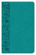 CSB Large Print Personal Size Reference Bible-- LeatherTouch, teal
