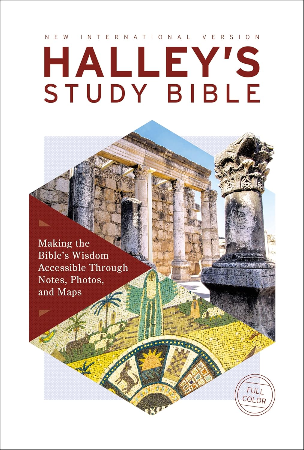 Niv | Halley's Study Bible, Hardcover, Red Letter Edition | Comfort Print: Making the Bible's Wisdom Accessible Through Notes, Photos, and Maps
