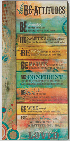 Plaque | Teen Be- Attitudes