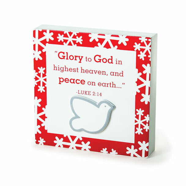 Wood Plaque | Glory to God in the Highest
