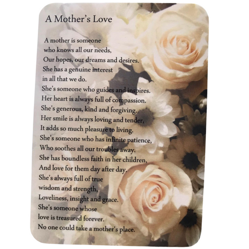 Prayer Card- A Mother's Love