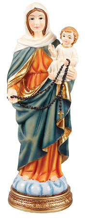 Renaissance 5 inch Statue - Madonna of the Rosary