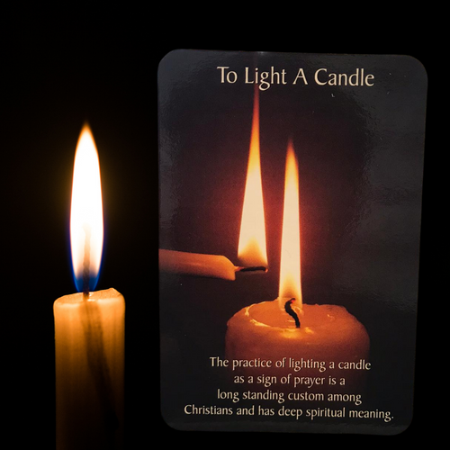Prayer Cards- To Light A Candle