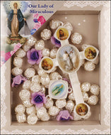 Wall Rosary- Imitation Mother of Pearl Wall Rosary