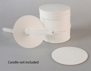 20     4" Diameter Cardboard Drip Shields