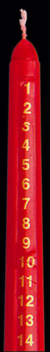  Advent Candle/With Christmas tree Red