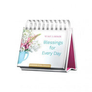 Let a reminder of God's love and purpose for you be a key part of your everyday. Instead of letting worries set in, enjoy the peace and encouragement that come when you focus on God's timeless truths. Each blessing and related Scripture take only moments to read, but are packed with Biblical promise and perspective.