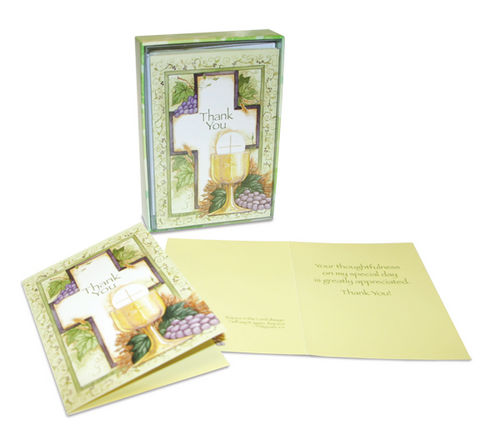 Thank You Card  First Communion