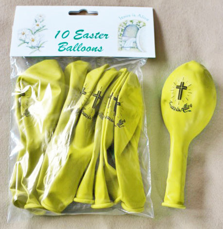 Easter Balloon Pack of 10
