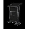 Large Lectern With Clear Front Panel