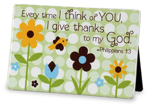Plaque - I Give Thanks  Philippians 1:3
