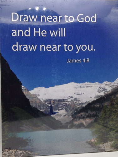 Biblical Wall Pictures | Wall Plaque | Draw Near To God