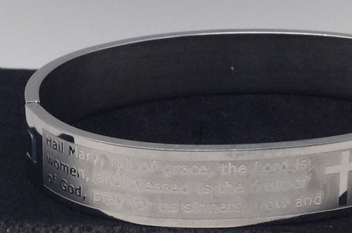 Stainless Steel Bracelet- Hail Mary