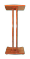 Contemporary Style Floor Standing Mahogany Lectern