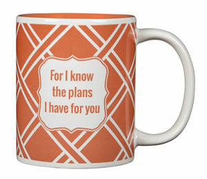 Mug | For I Know The Plans Cup Jeremiah 29:11