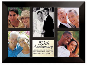 Photo Frame - Multi-panel - 25th Anniversary 10.5in X 14.25in