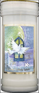 PILLAR CANDLE HOLY SPIRIT SMALL