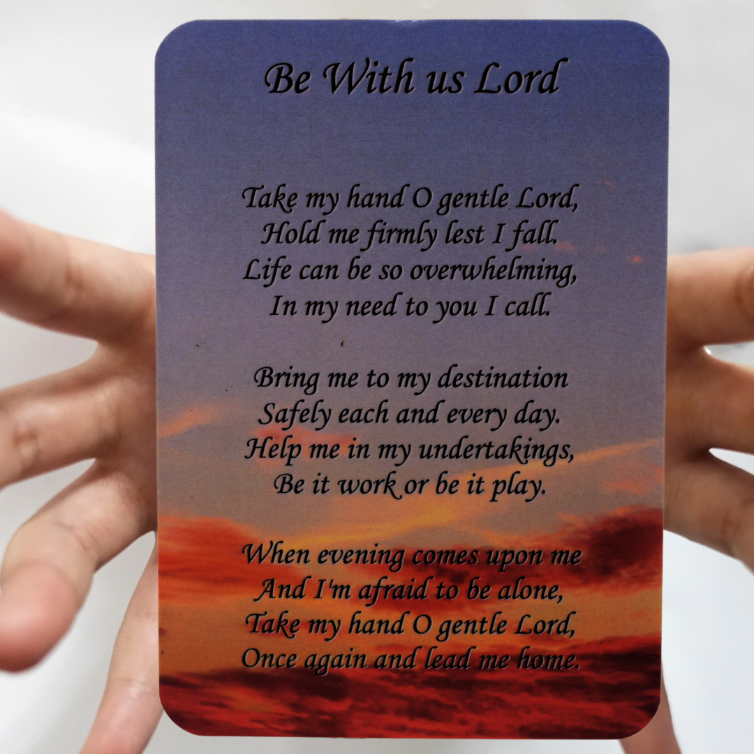 Prayer Cards- Be With Us Lord