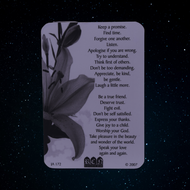 Prayer Cards- Keep A Promise