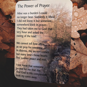 Prayer Cards- The Power of Prayer