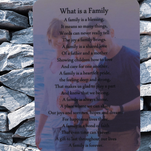 Prayer Cards- What Is A Family