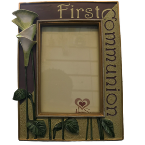 Frame- First Communion with Tulip