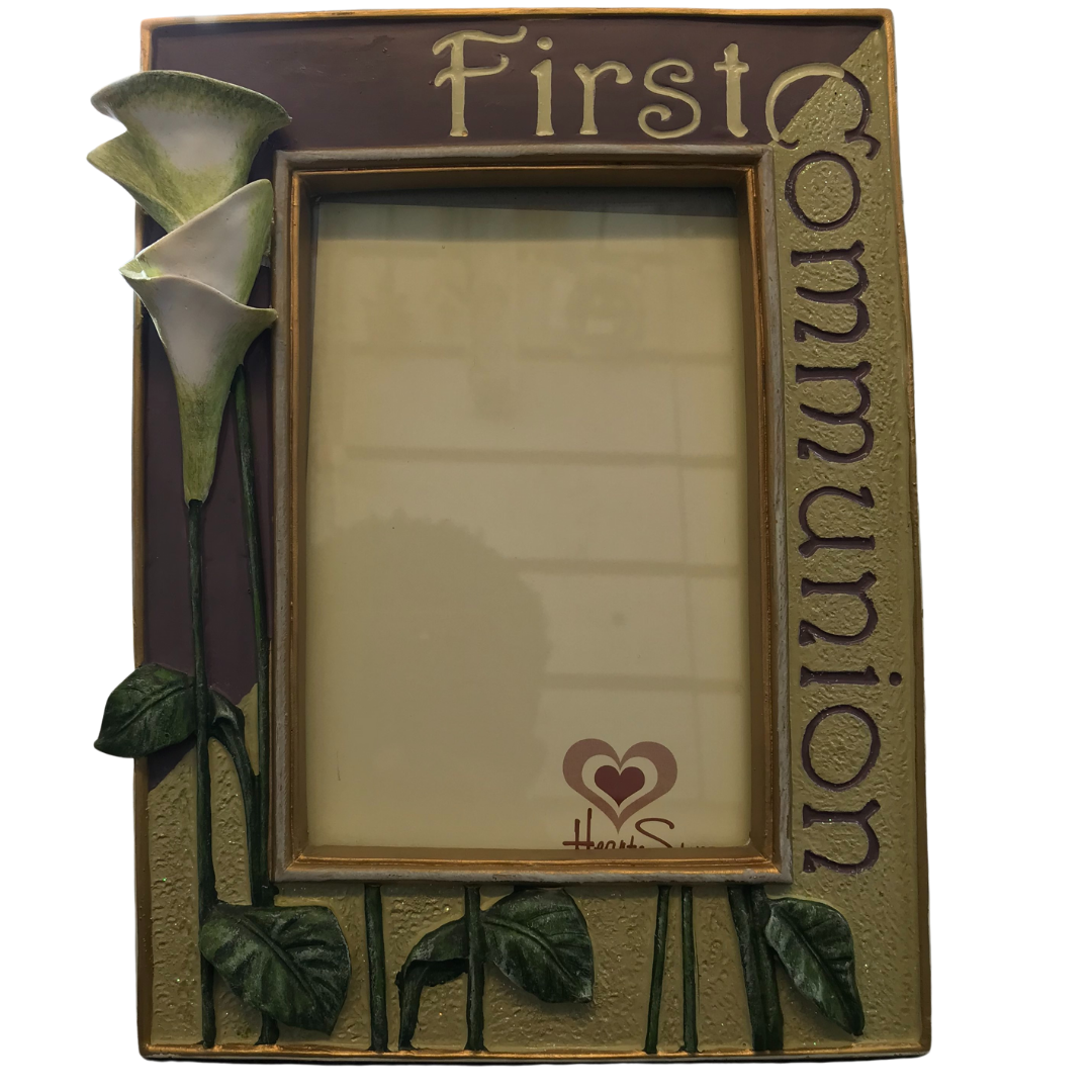 Frame- First Communion with Tulip