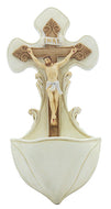 Veronese Resin Crucifix Font 7 3/4