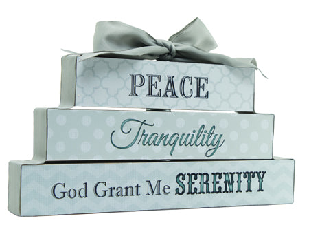 Wood Prayer Block/God Grant me Serenity