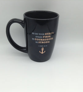 Be Strong  Black  Mug