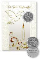 Confirmation Card with Metal Pocket Token