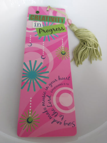 Creativity Bookmark Tassels .