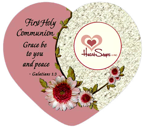 First Communion Heart Shape Frame