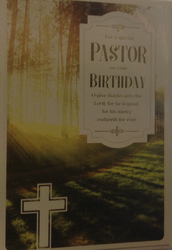 For a Special Pastor on your Birthday